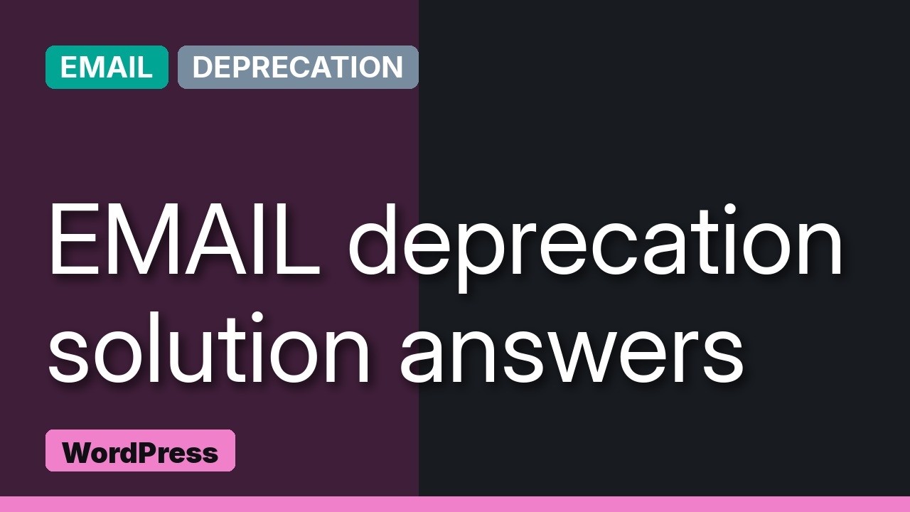 Wordpress: Deprecated function get_user_by_email($email) - YouTube