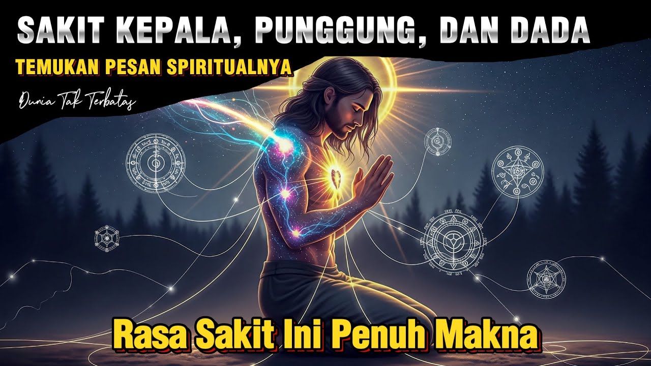 MAKNA SPIRITUAL DARI SAKIT DI BAGIAN DADA, PUNGGUNG, DAN KEPALA | DENGARKAN SEBELUM TERLAMBAT 🚀