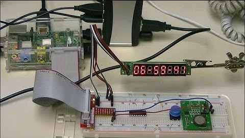 Raspberry Pi Python RTC with MAX7219 Display Driver