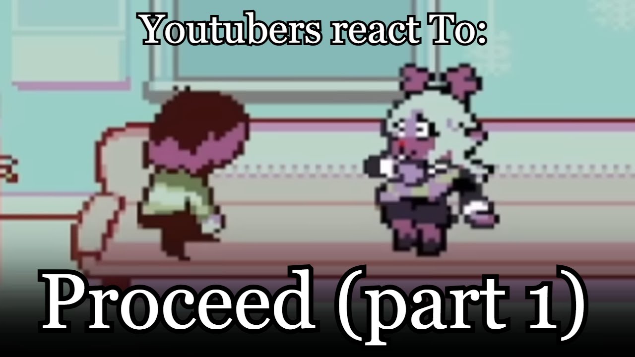 Реакция ютуберов на: Продолжение / Часть 1 | Deltarune - Глава 4 (Странный маршрут)