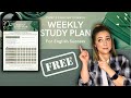 English study planner for busy people  weekly study guide to become fluent in english