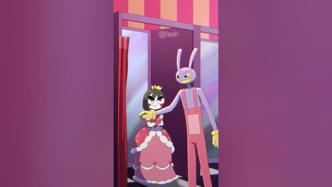 Jax Rate Pomni's New Outfit (The Amazing Digital Circus Animation)