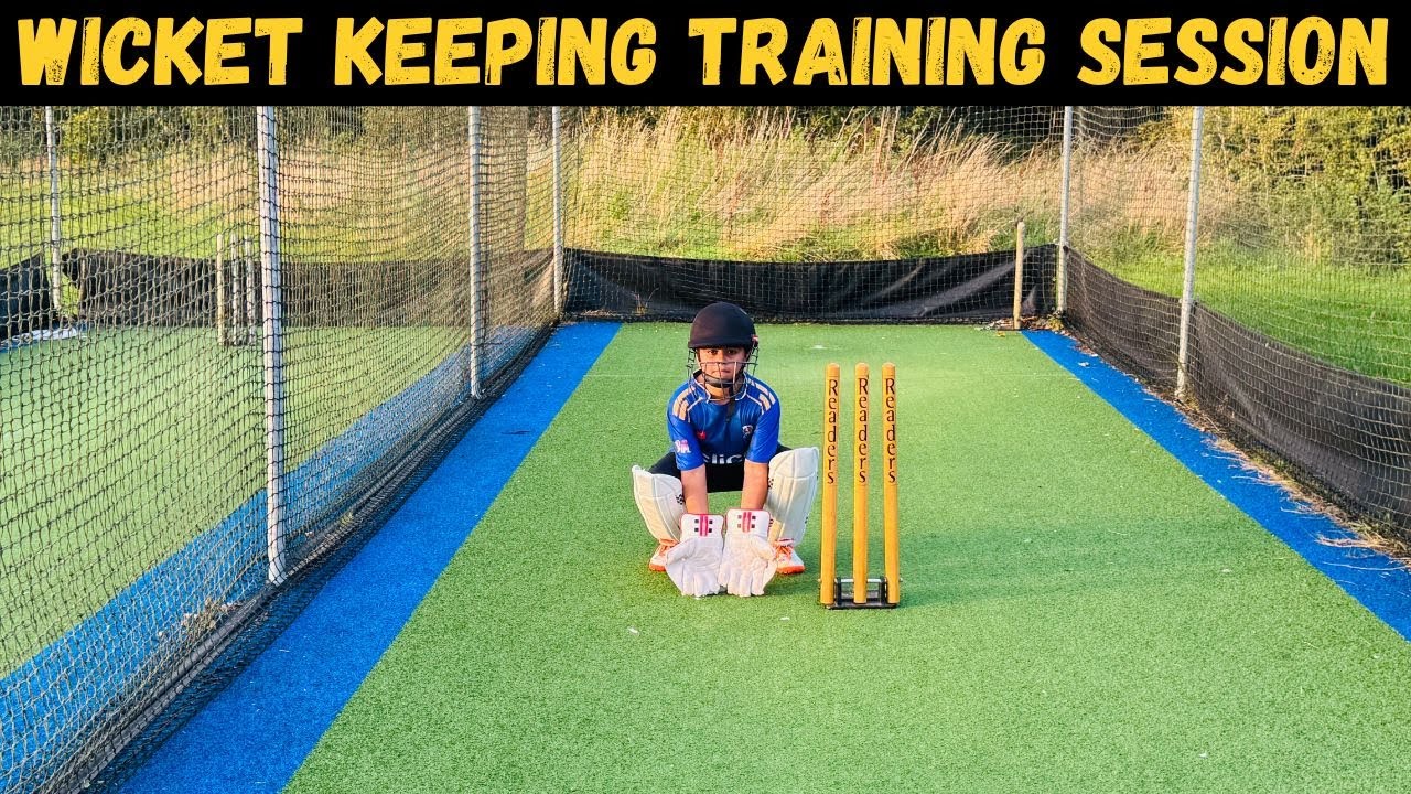 WICKET KEEPING DRILLS SESSION | CRICKET NETS WICKET KEEPER TRAINING PRACTICE DRILLS IN THE NETS