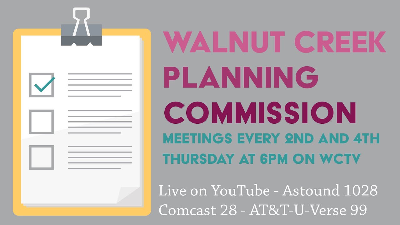 Walnut Creek Planning Commission October 26, 2023 YouTube