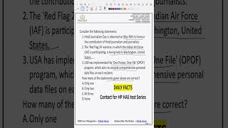 Check Solution - Current Affairs Based Question With Explanation