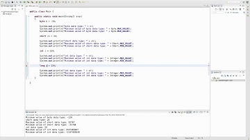 Primitive data types in Java