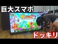 【ドッキリ】もしも家に巨大なスマホがあったら