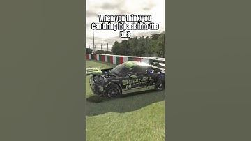 When you think you Can bring it back into the pits #iracing #gt4