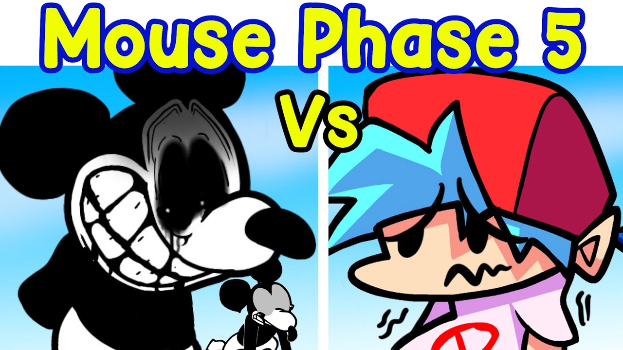 Friday Night Funkin' VS Mickey Mouse Phase 5 (FNF Mod) (Creepypasta ...