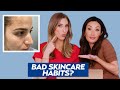 Bad Skincare Habits Causing Dark Spots & Enlarged Pores? Yessi’s Skincare Routine | DERM REACTS