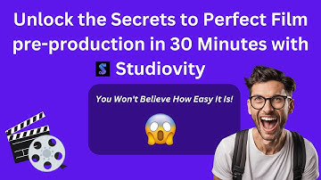 Learn Film Pre-production, Script breakdown, scene breakdown, scheduling in 30 min - Studiovity App