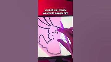 I tried to surprise him… but it went wrong… #multiplayergames #drawinggame #ipadgame #artchallenge