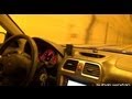 Ride in stage 2 subaru wrx sti redline tunnel accelerations