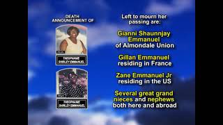 Theophanie Shirley Emmanuel long