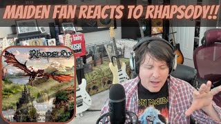 RHAPSODY OF FIRE | MAIDEN FAN REACTION to Sacred Power of the Raging Winds | (Metal w/ Nick) BMC