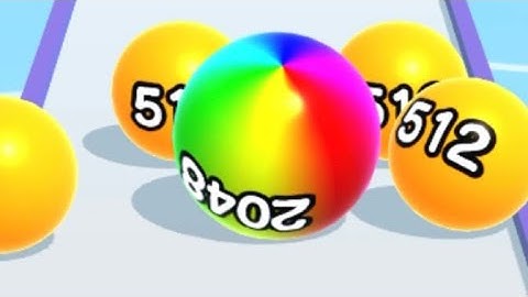 BALL RUN 2048  - All  Levels Gameplay IOS  (Levels 168-172).