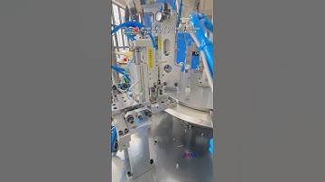 Cabinet hinge automatic assembly machine #hingeproductionline #hingeequipment