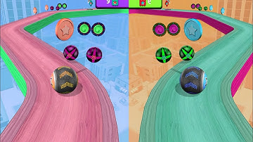 Going Balls (Vs) New Ball Speedrun Walkthrough:iOS,Android Color Ball Run New Update