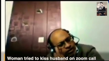 Zoom meeting Gone wrong | Wife kiss husband during zoom conferencing | Indian News debate gone wrong