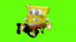 SpongeBob dancing Green screen