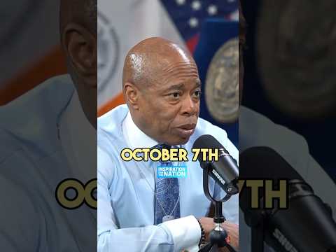 Mayor Eric Adams RIPS Hamas And October 7th Supporters Israel