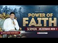 Power of faith  deliverance week  1  sermon by apostle ankur yoseph narula  anugrah tv