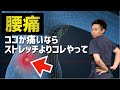 骨盤と背骨の境目が痛いならストレッチよりコレ