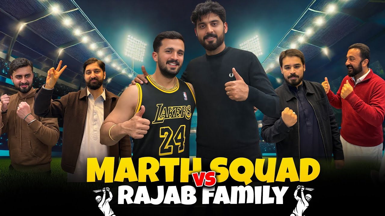 Marth squad Vs Rajab Family Cricket Match | Bilal Marth