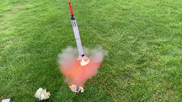 Estes Mercury Redstone Launch footage