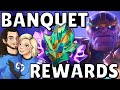 Insane banquet ranked rewards  we placed 2 overall