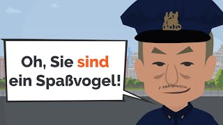 Die Verkehrskontrolle - Deutsch Lernen mit Dialogen & Untertiteln
