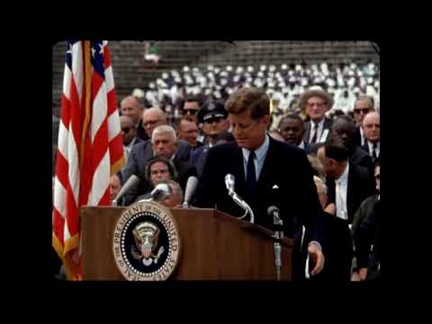 Jfk man on moon speech picture