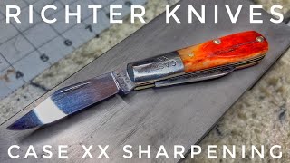 Richter Knives 247 | SHARPENING A VINTAGE CASE XX BARLOW