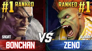 SF6 ▰ BONCHAN (Sagat) vs ZENO (Blanka) ▰ High Level Street Fighter 6 Gameplay