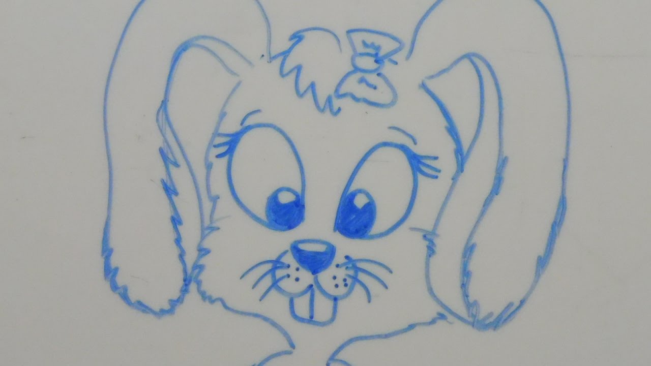 Как нарисовать зайчика видео