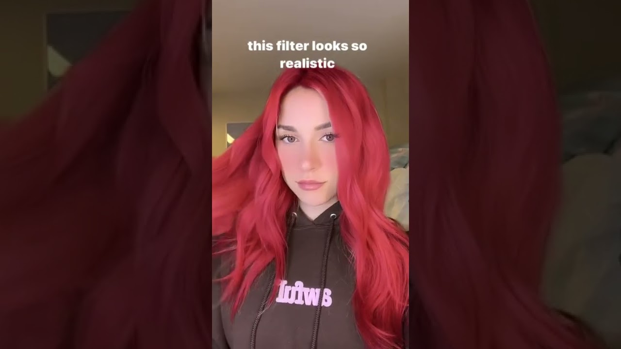 should I dye my hair red?😬 