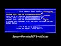 Remove Old EFI Entries from Boot Menu | Without using CMD Commands