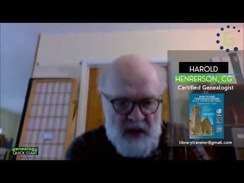Genealogy Quick Start LIVE: Church Records & Place Names