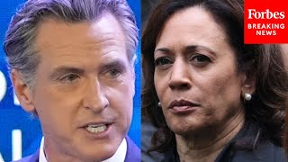 Gavin Newsom Asked Point Blank: Is Kamala Harris 'The Best Person To Be On The Ticket' With Biden?