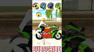 npc drive a bike🔥 in Indian bike driving 3D 😱 || GTA v mod l #shorts #indianbikedriving3d #gta