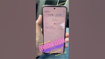 Kite Zerodha clon F@ck App with Orignol Ui design