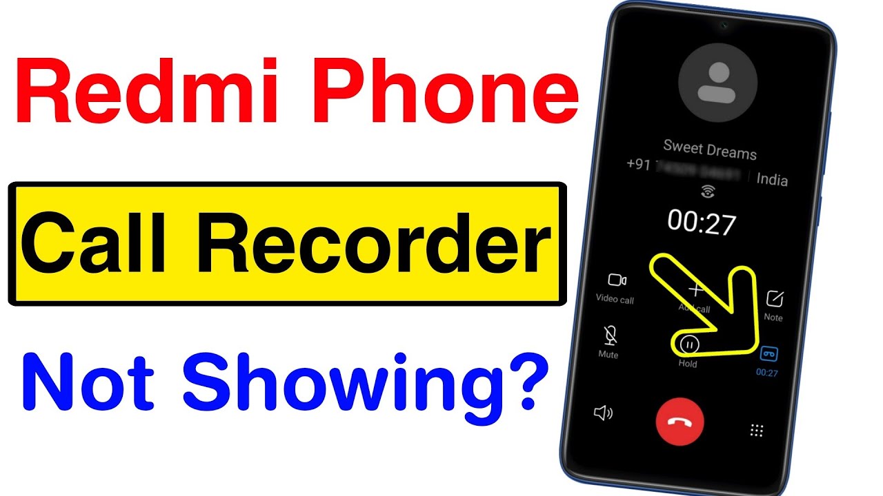 How to Fix Call Recording Option is Not Showing in Any Redmi Phone