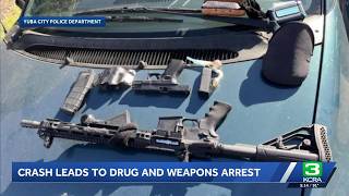 Yuba City crash busts driver with AR-15, loaded Glock and fentanyl, police say