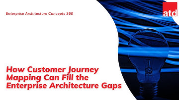 How Customer Journey Mapping Can Fill the Enterprise Architecture Gaps   |   EA Concepts 360