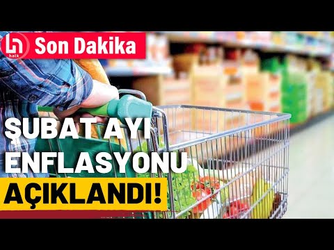 Şubat ayı enflasyon rakamları açıklandı!