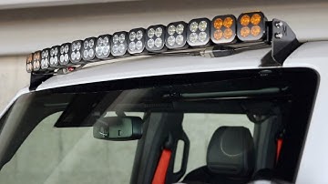 Install Tutorial - Maxlider 40 inch Light Bar For 2021+ Ford Bronco & Bronco Raptor