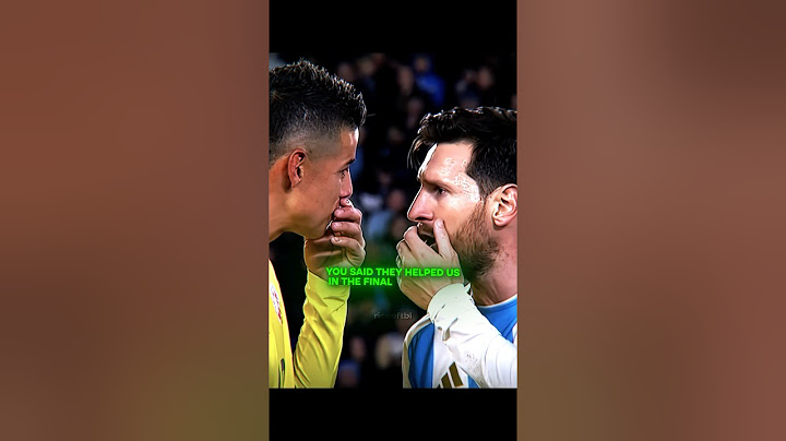 Messi Made James Rodriguez cry 🥶