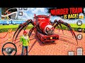 Murder Train Attack Gameplay 😱 | Scary Spider Train Monster Game #murdertrain #trainmonster #games 