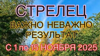 видео: СТРЕЛЕЦ С 01  ПО 15  НОЯБРЯ   2025 | ВАЖНО! | НЕ ВАЖНО! | РЕЗУЛЬТАТ | ПРОГНОЗ ОТ NATALLIA  MARKOWSKA картинка: СТРЕЛЕЦ С 01  ПО 15  НОЯБРЯ   2025 | ВАЖНО! | НЕ ВАЖНО! | РЕЗУЛЬТАТ | ПРОГНОЗ ОТ NATALLIA  MARKOWSKA