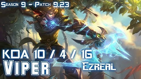 Viper EZREAL vs DRAVEN ADC - Patch 9.23 KR Ranked